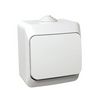 CedarPlus N101 nyomó betét komplett házban 1- billentyűs fehér IP44 falonkívüli dmax. Schneider - WDE000511