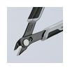 Elektronikai fogó 62HRC max.d1,6/1,2mm nyitórugós szürke-fekete normál 125mm Super Knips KNIPEX - 7861125ESD