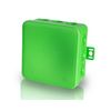 Kötődoboz zöld falonkívüli 85mmx 85mmx 40mm műanyag IP54 15 kábel/cső E113gn F-TRONIC - 7340110